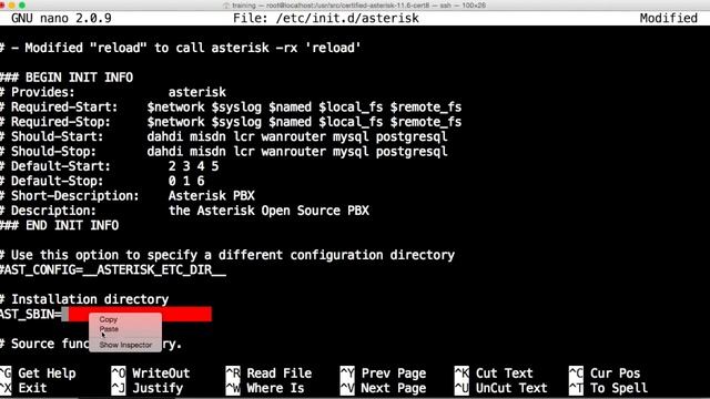 011 Lab 1 Part 7 Create Asterisk service file to control the Asterisk application смотреть онлайн