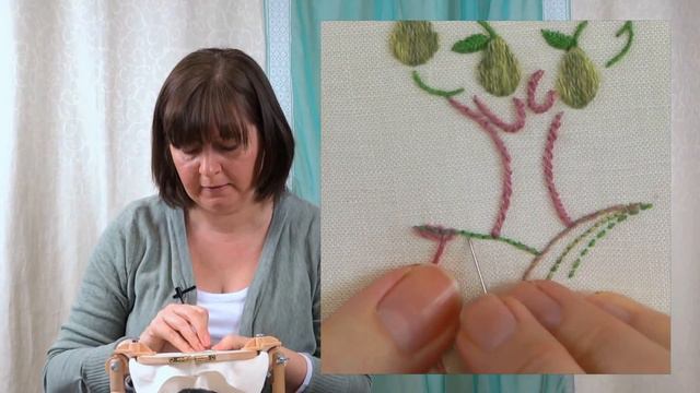 Pekinese stitch | Hand embroidery for beginners video tutorial | How to do Pekinese stitch