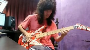 Eddie Van Halen- Beat it Guitar Solo ( LeeQ Cover )