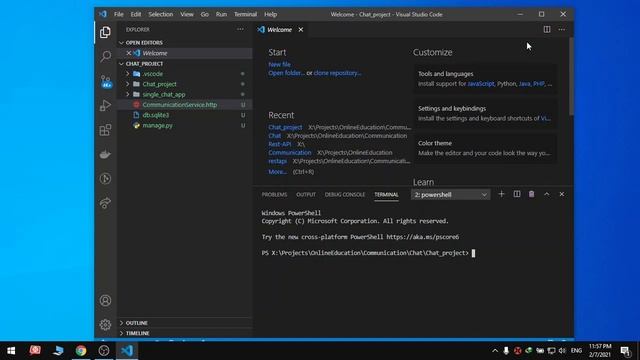 Activate Python Virtual Environment in VSCode смотреть онлайн