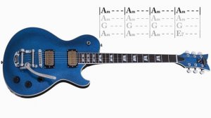 Rock Shuffle Blues Guitar Backing Track _ Key Of A Minor