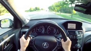 2013 Acura ZDX - Небольшой обзор и поездка с видом из салона.