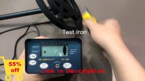Professional Underground Metal Detector High Sensitivity Waterproof Gold Adjustable Detector GT 300