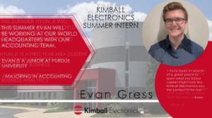 Kimball Electronics Summer 2020 Interns - World Headquarters