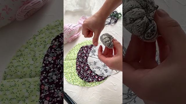 Мастер класс «Текстильные тыквы»