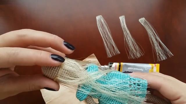 Как сделать волосы кукле амигуруми / Hair Of Amigurumi Doll