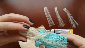 Как сделать волосы кукле амигуруми / Hair of amigurumi doll