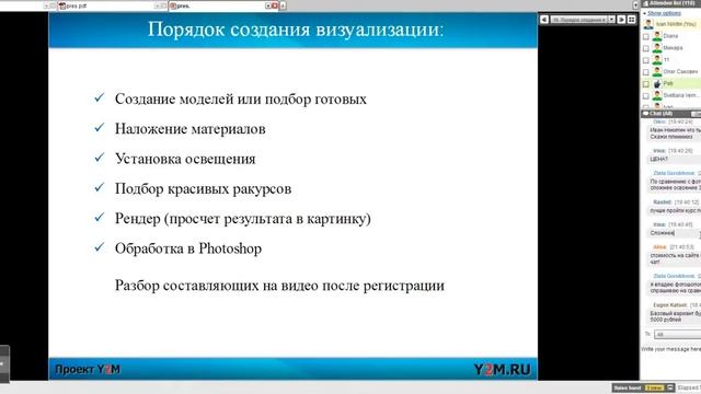 Основы профессии 3D визуализатора интерьеров