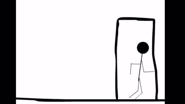 stick man walks in on SF
