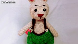 Амигуруми: схема Зайчик Витя. Игрушки вязаные крючком - Free crochet patterns.