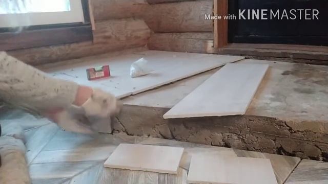 Укладка плитки | Баня | Строим дачу.Tile laying | Bath | We are building a summer cottage. смотреть онлайн