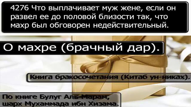 4276 Что выплачивает муж жене, если он развел ее до половой близости так смотреть онлайн