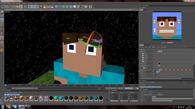 Minecraft Animation :: OLD Steve Rig with Download (Cinema 4D) смотреть онлайн