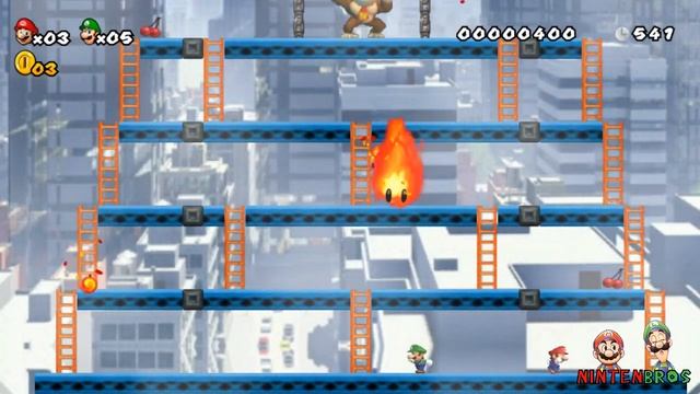 New Donkey Kong Arcade HD Remake - 2 Player Co-Op смотреть онлайн