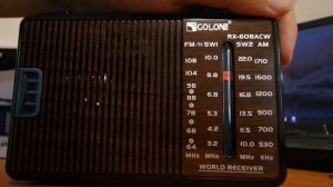 Обзор на радиоприёмник Golon RX-608ACW из Китая