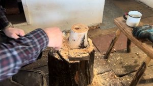 Сделал подставку из Спила ДЕРЕВА / wood working ?