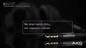 AKG K845BT Bluetooth Over Ear Kopfhörer mit NFC