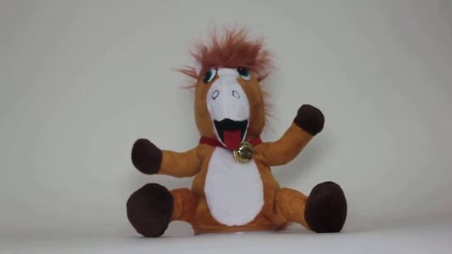 Лошадка повторюшка 15х17х12см рыжая смотреть онлайн