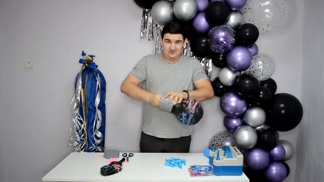 Шар на определение пола | how to make a gender balloon