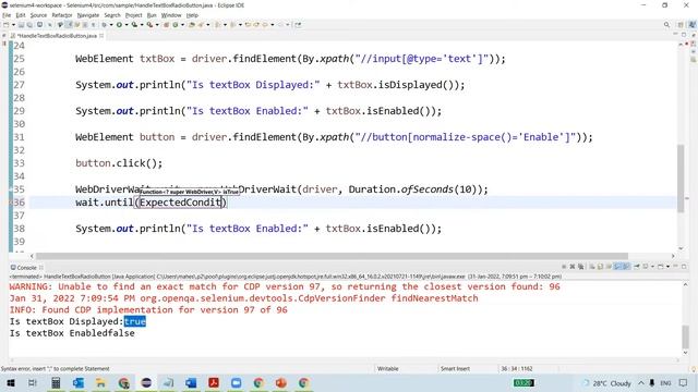 #12 Handling Web Elements TextBox & Buttons In Selenium | Selenium WebDriver Tutorial For Beginners