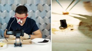 Нейрохирург готовит микро суши | Микроскопические роллы