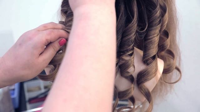 Причёска на длинные волосы. Греческая коса. Локоны