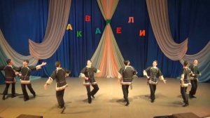 Народный хореографический ансамбль "Акварели". Композиция "Богатырская сила".