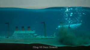 Lego Titan Submarine Missing Experiment - Lego Titanic Sinking Simulation