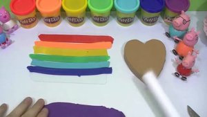 Свинка Пэппа и мороженое из пластилина Плей До. Обучающие и развивающие видео для детей