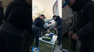 Жеребьёвка, проведённая на фестивале по фидерной ловле, который состоялся 31 марта