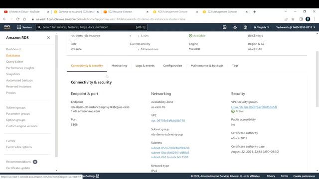 How Can I Connect to AWS RDS Instance from AWS EC2? | Connect to AWS RDS from AWS EC2 | AWS RDS Dem