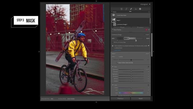 Urban Dark Tone - Lightroom Classic 2022 tutorial (Color range mask, Object selection tool)