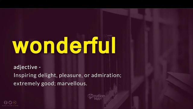 How To Pronounce Wonderful | Definition and Pronunciation (Human Voice) смотреть онлайн