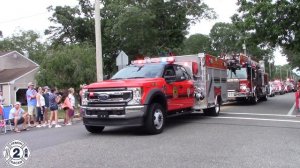Fire Trucks Lights And Sirens Parade Pine Beach 2023 4th Of July Parade