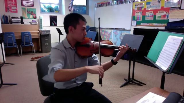 Mozart Minuet Violin 1