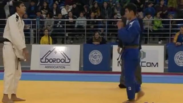 Дзюдо. Турнир "Хан Манас"-2016. 55 кг 1\32 Жедди В. (Иран)-Жамбозов Р. (Казахстан) смотреть онлайн