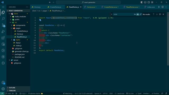 WRITE REACT CODE 10X FASTER | FULL STACK MERN NOTES APP IN 5 MIN