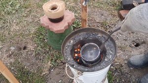 Плавка алюминия на Хеллоуин