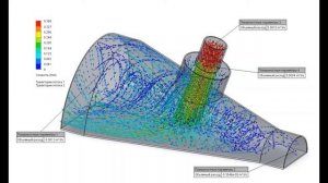 Бернулли на практике, симуляция в SolidWorks. Логический пневмо-клапан, похож на клапан Теслы