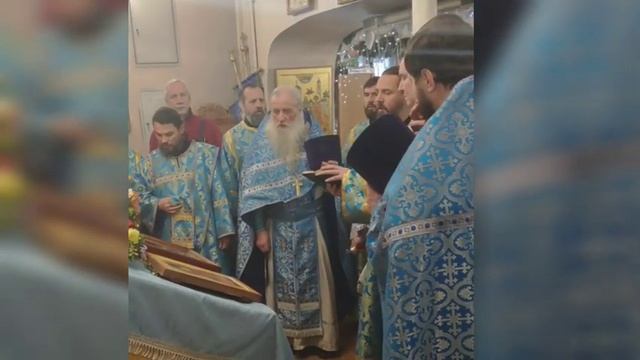 Освящение иконы преподобномученика Ардалиона и проповедь о празднике Сретения Господня смотреть онлайн