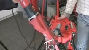 Piła szablasta RIDGID 550 + Imadło do rur