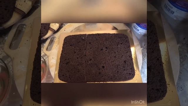 Сборка шоколадного торта с печеньем Орео и кремом чиз. смотреть онлайн