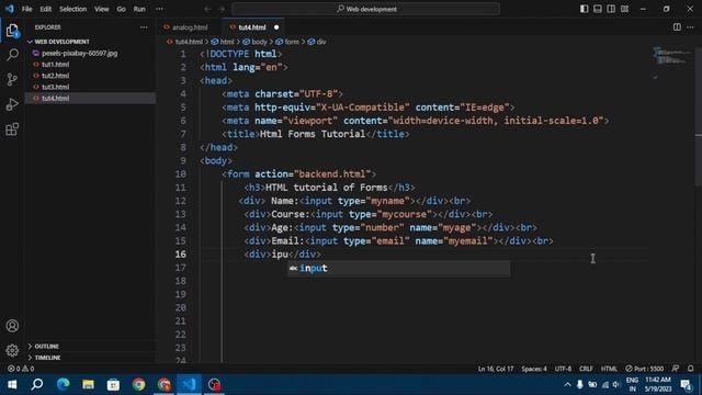 HTML Tutorial: Forms & Input Tags | Web Development Tutorials #4