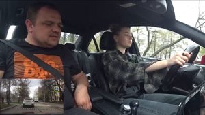Ученица в шоке ! Треш учебный автомобиль!