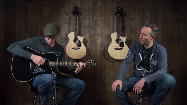 Gibson Jerry Cantrell "Fire Devil" Songwriter Signature Acoustic Guitar! смотреть онлайн