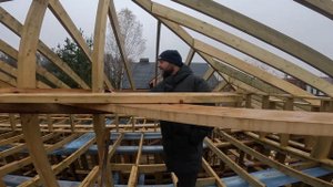 Проверка стропильной системы каркасного дома! | Основные ошибки вальмовой кровли!