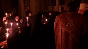 Схимонашеский постриг в Спасо-Вознесенском женском монастыре на Елеоне.