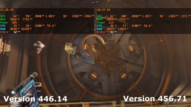 Nvidia Version 446.14 vs 456.71 (3DMark - Port Royal) смотреть онлайн