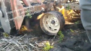 Почва фреза на т-40 пробуем в огороде