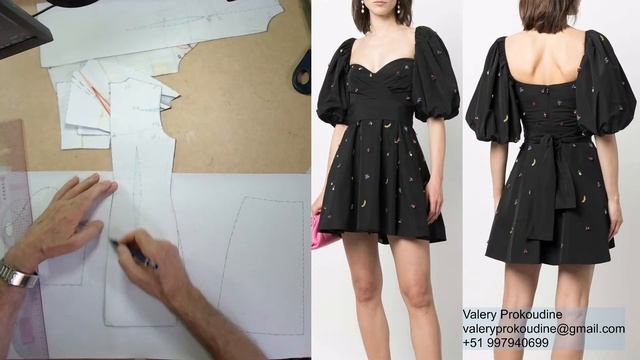 моделируем платье Modelado De Vestido #курсыкройкиишитья  #валерийпрокудиншитьё #diseñodemodas